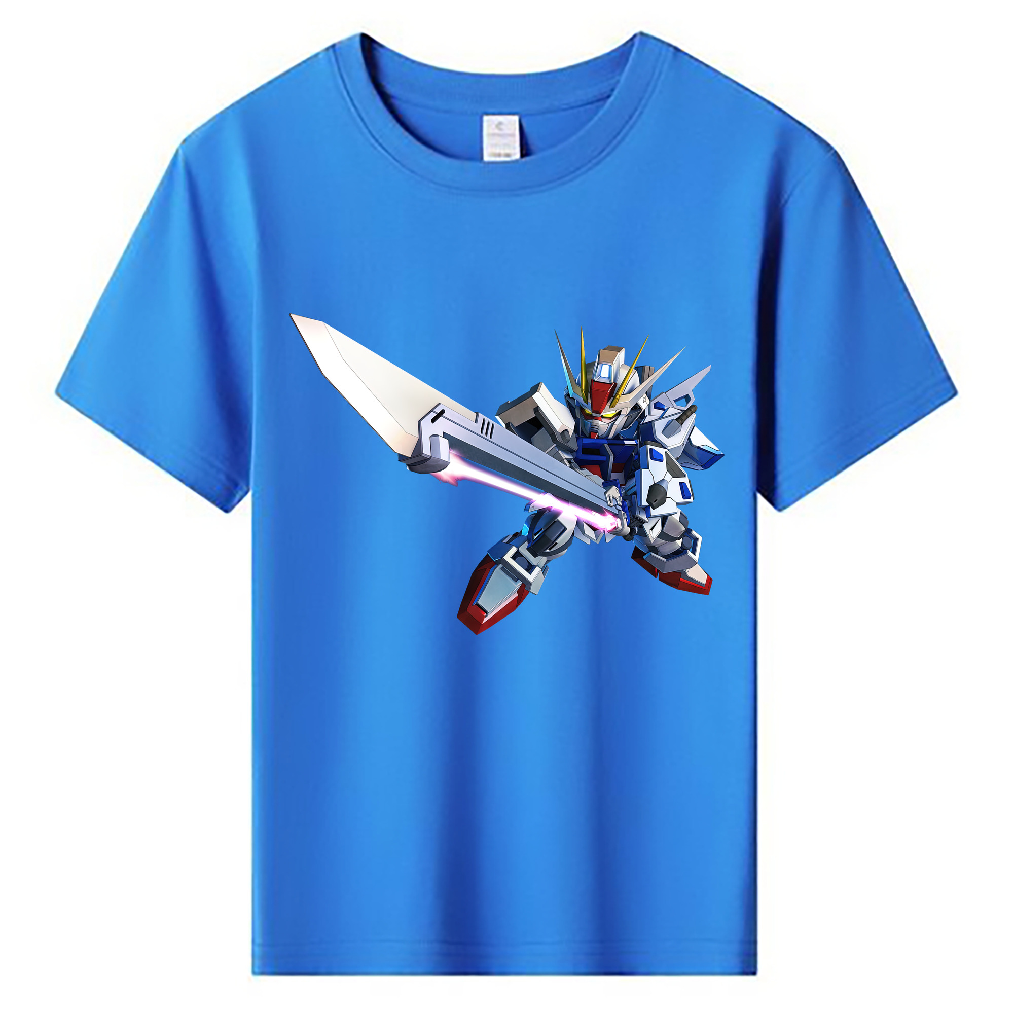 （画像用） 機動戦士ガンダム Mobile Suit Gundam 綿100％キッズTシャツ（フロントプリント）